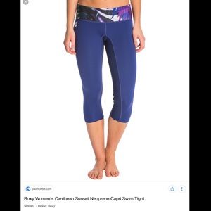 Roxy Women’s Capri Swim Legging / Tight
